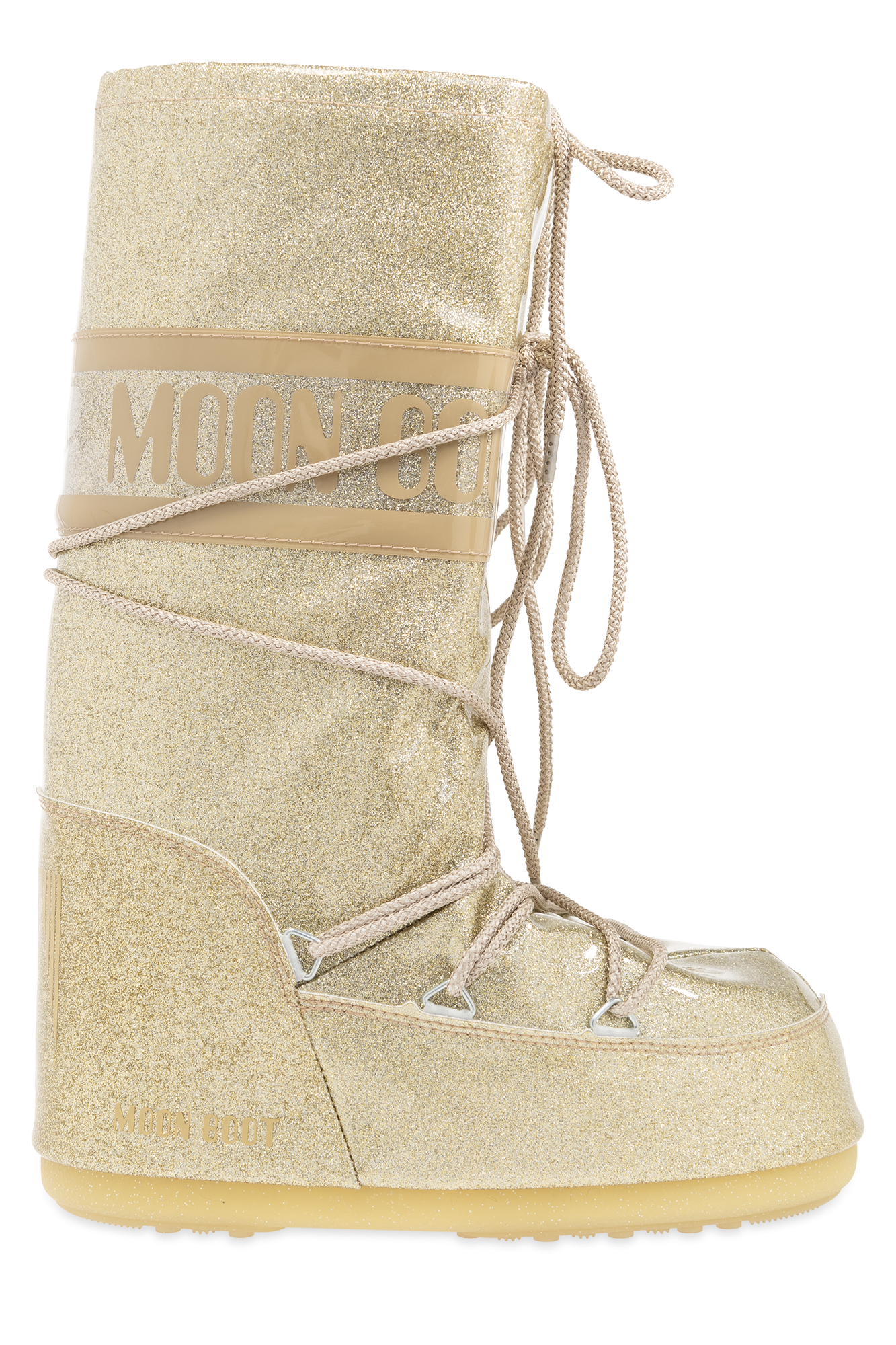 Moon boots outlet gold glitter